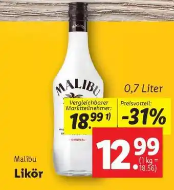 Lidl Malibu Likör Angebot