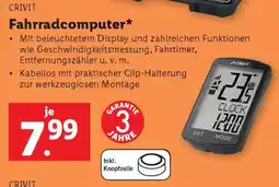 Lidl Fahrradcomputer Angebot