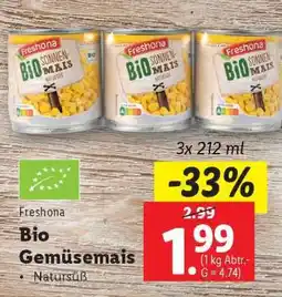 Lidl Freshona Bio Gemüsemais Angebot