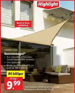 Lidl Sonnensegel Angebot
