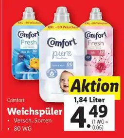 Lidl Comfort Weichspüler Angebot