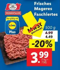Lidl Frisches Mageres Faschiertes Angebot