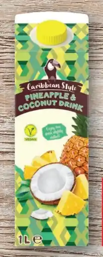 Lidl Caribbean Style Ananas-Kokos Getränk Angebot