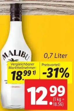 Lidl Malibu Liqueur Original Angebot