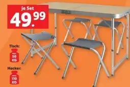 Lidl Crivit Campingmöbel-Set Angebot