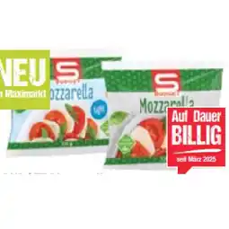 Maximarkt Mozzarella oder Mozzarella light Maximarkt Angebot