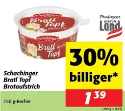 Nah&Frisch Schachinger Bratl Topf Brotaufstrich Angebot