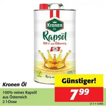 Nah&Frisch Kronen Öl Rapsöl Angebot