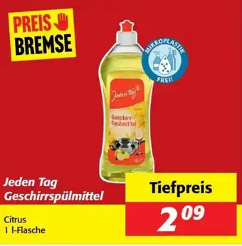 Nah&Frisch Jeden Tag Geschirrspülmittel Angebot