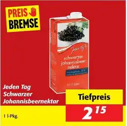Nah&Frisch Jeden Tag Schwarzer Johannisbeernektar Angebot