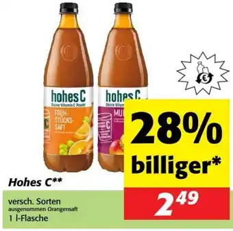 Nah&Frisch Hohes C Angebot