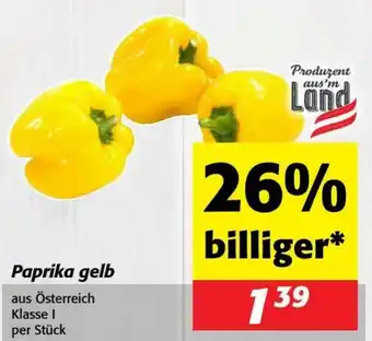 Nah&Frisch Paprika gelb Angebot