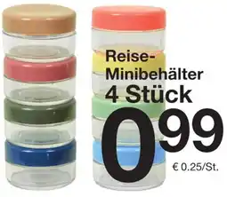 Zeeman Reise- Minibehälter Angebot