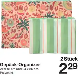Zeeman Gepäck-Organizer Angebot