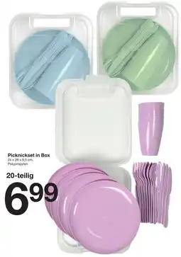 Zeeman Picknickset in Box Angebot