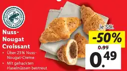 Lidl Nuss- Nougat- Croissant Angebot