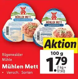 Lidl Mühlen Mett Angebot