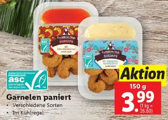 Lidl Garnelen paniert Angebot