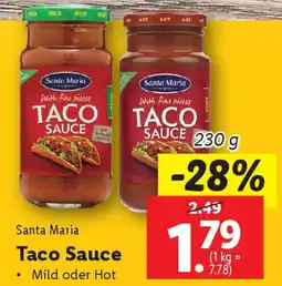 Lidl Taco Sauce Angebot