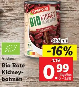 Lidl Bio Rote Kidney- bohnen Angebot