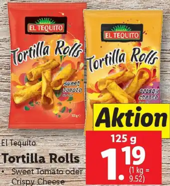 Lidl Tortilla Rolls Angebot