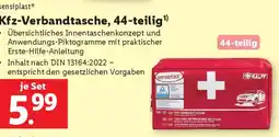 Lidl Kfz-Verbandtasche Angebot