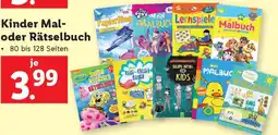 Lidl Kinder Mal- oder Rätselbuch Angebot