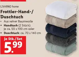 Lidl Frottier-Hand Duschtuch Angebot
