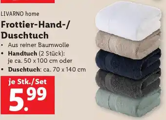 Lidl Frottier-Hand Duschtuch Angebot