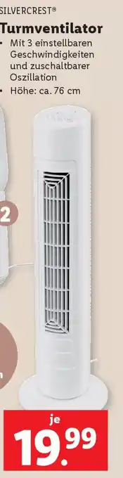 Lidl Turmventilator Angebot