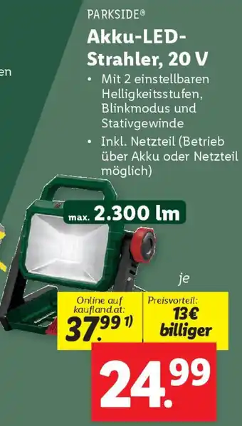 Lidl Akku-LED- Strahler Angebot