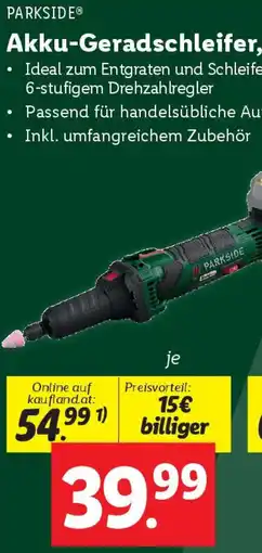Lidl Akku-Geradschleifer Angebot