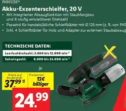 Lidl Akku-Exzenterschleifer Angebot