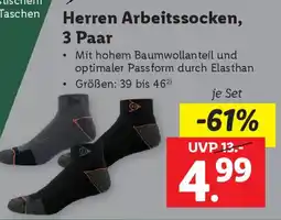 Lidl Herren Arbeitssocken Angebot