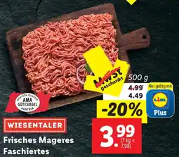 Lidl Frisches Mageres Faschiertes Angebot