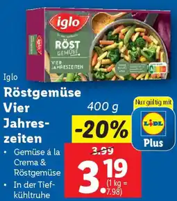 Lidl Röstgemüse Vier Jahres- zeiten Angebot