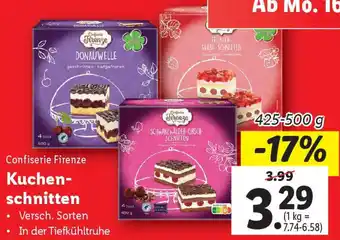 Lidl Kuchen- schnitten Angebot
