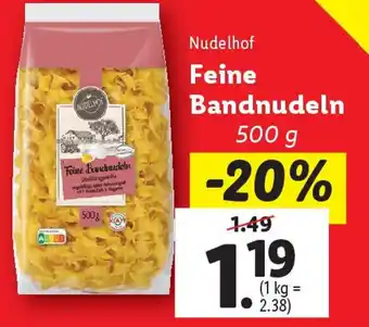 Lidl Feine Bandnudeln Angebot