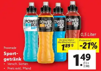 Lidl Sport- getränk Angebot