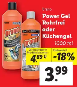 Lidl Power Gel Rohrfrei oder Küchengel Angebot