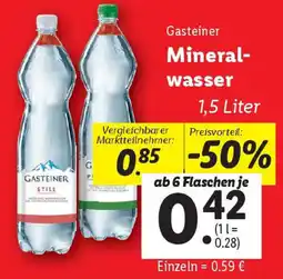 Lidl Mineral- wasser Angebot