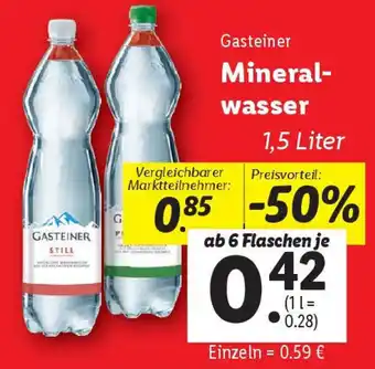 Lidl Mineral- wasser Angebot