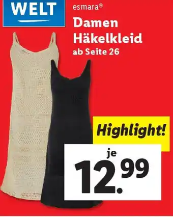 Lidl Damen Häkelkleid Angebot