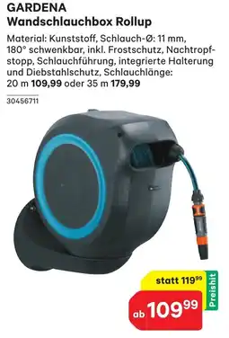 BayWa Gardena wandschlauchbox rollup Angebot