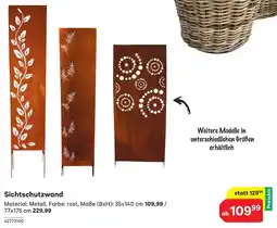 BayWa Sichtschutzwand Angebot