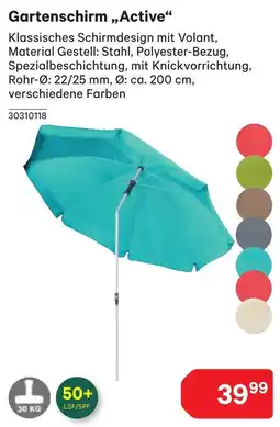 BayWa Gartenschirm Angebot