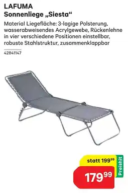 BayWa Sonnenliege Angebot
