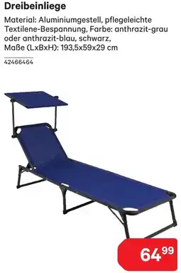 BayWa Dreibeinliege Angebot