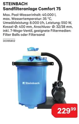 BayWa Sandfilteranlage Comfort 75 Angebot