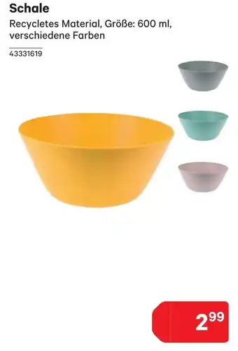 BayWa Schale Angebot